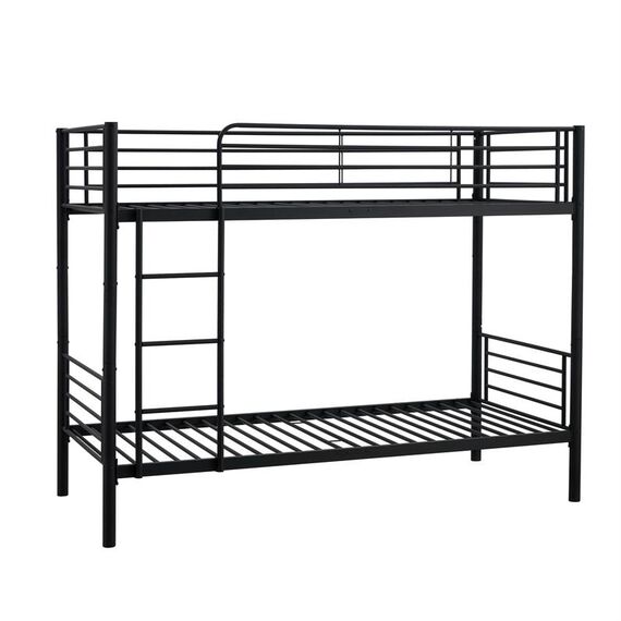 Кровать HALMAR BUNKY 90 двухъярусная, черный, изображение 2