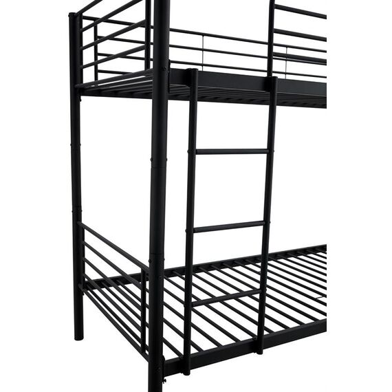 Кровать HALMAR BUNKY 90 двухъярусная, черный, изображение 6