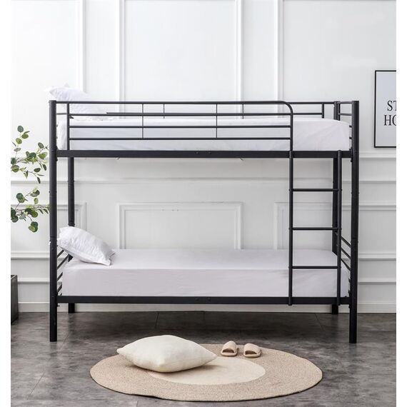 Кровать HALMAR BUNKY 90 двухъярусная, черный, изображение 9