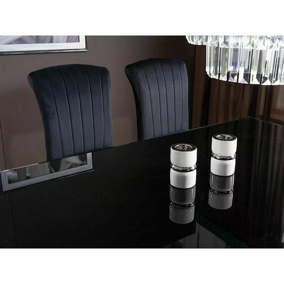 Стол обеденный SIGNAL PRINCE черный/хром 150/90, изображение 6