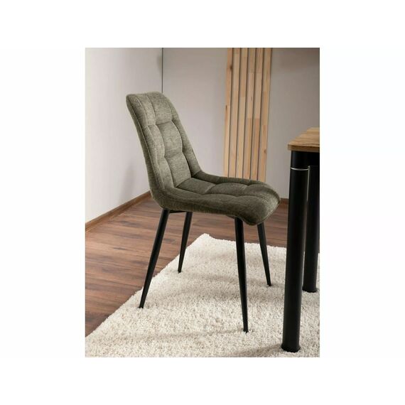 Стул SIGNAL CHIC Brego 77 оливковый/черный, изображение 5
