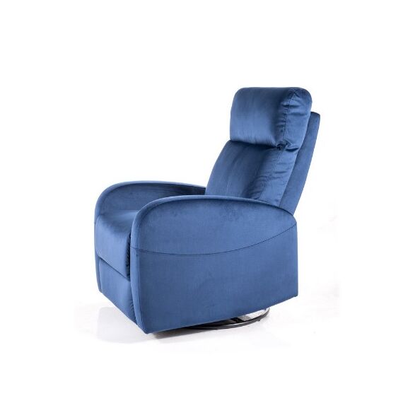 Кресло SIGNAL OLIMP Velvet Bluvel 86 раскладное, синий, изображение 2