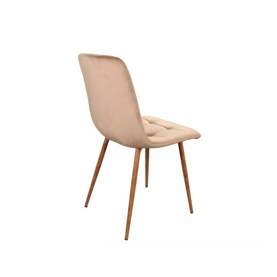 Стул SIGNAL MILA D Velvet Bluvel 28 бежевый/дуб, изображение 2
