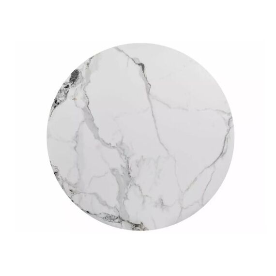 Стол обеденный SIGNAL MURANO белый/хром 120, изображение 7