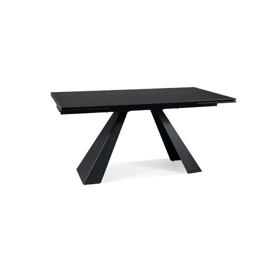 Стол обеденный SIGNAL SALVADORE Ceramic Sahara Noir черный/черный мат 160-240/90, изображение 3