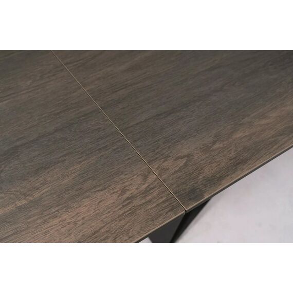 Стол обеденный SIGNAL WESTIN Ceramic эффект дерева/черный мат 160-240/90, изображение 6