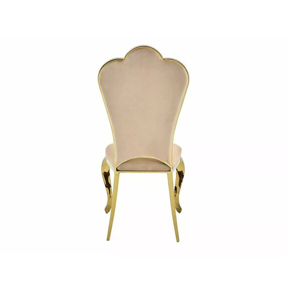 Стул SIGNAL QUEEN Velvet Bluvel 28 бежевый/золотой, изображение 5