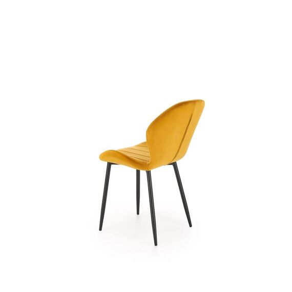 Стул HALMAR K538 горчичный/черный, изображение 4