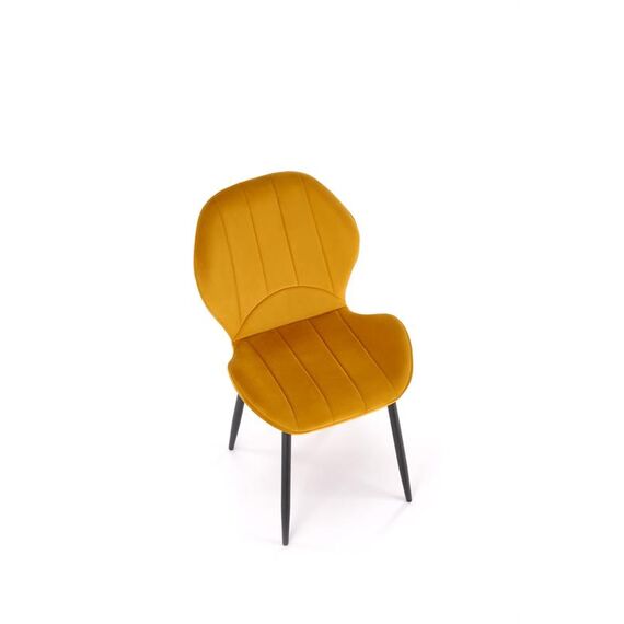 Стул HALMAR K538 горчичный/черный, изображение 6