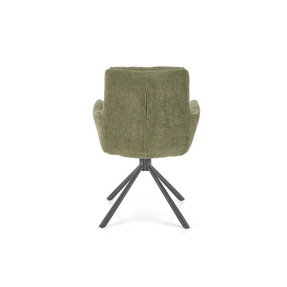 Стул HALMAR K495 оливковый/черный, поворотный, изображение 7