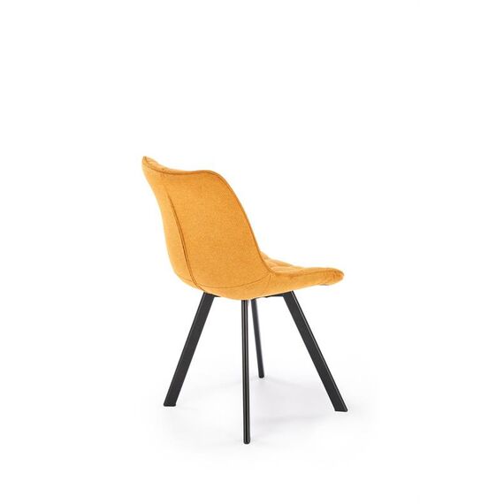 Стул HALMAR K549 горчичный/черный, изображение 4