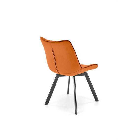 Стул HALMAR K520 корица/черный, поворотный, изображение 5