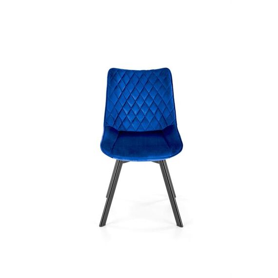 Стул HALMAR K520 синий/черный, поворотный, изображение 3