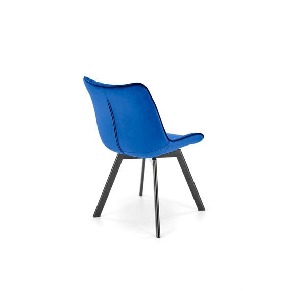 Стул HALMAR K520 синий/черный, поворотный, изображение 5