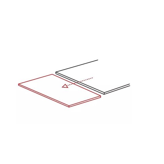 Стол обеденный SIGNAL GD017 серый/хром 110-170/74, изображение 3