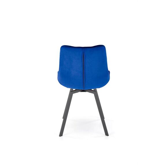 Стул HALMAR K519 синий/черный, поворотный, изображение 6