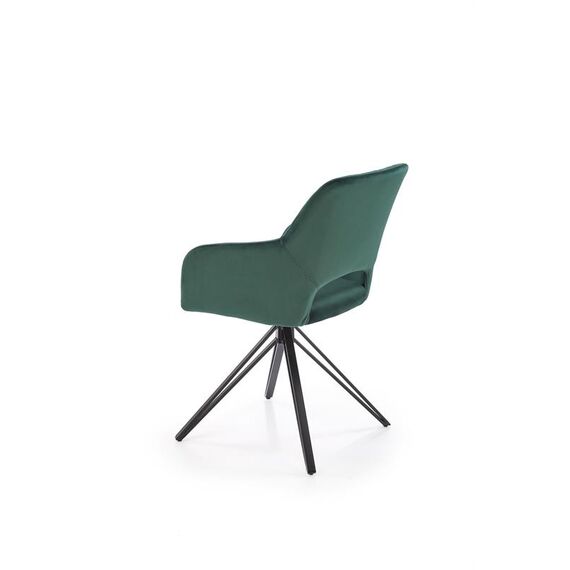 Стул HALMAR K535 зеленый/черный, поворотный, изображение 5