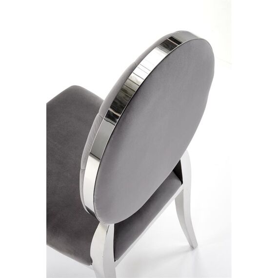 Стул HALMAR K555 серый/серебряный, изображение 9