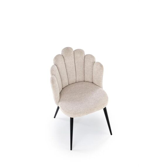 Стул HALMAR K552 бежевый/черный, изображение 6