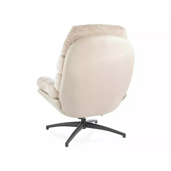 Кресло SIGNAL GISELLE античный розовый/бежевый/черный мат, изображение 4