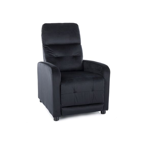Кресло SIGNAL OTUS Velvet Bluvel 19 раскладное, черный