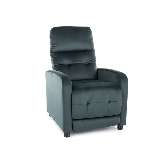 Кресло SIGNAL OTUS Velvet Bluvel 78 раскладное, зеленый
