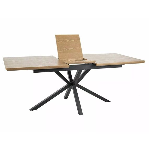 Стол обеденный SIGNAL LOGAN дуб/черный 160-200/90, изображение 3