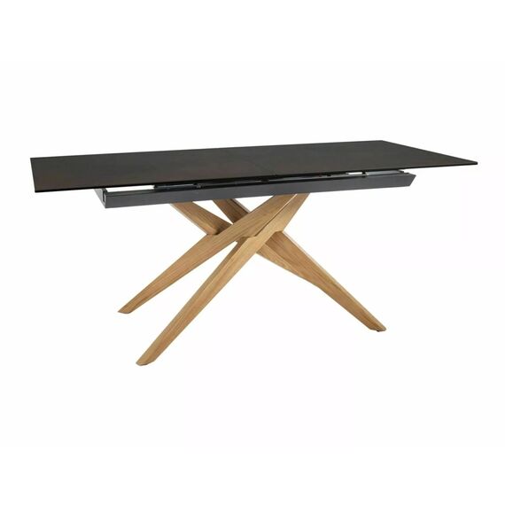 Стол обеденный SIGNAL LORETO Ceramic Ossido Bruno коричневый/дуб 180-230/90