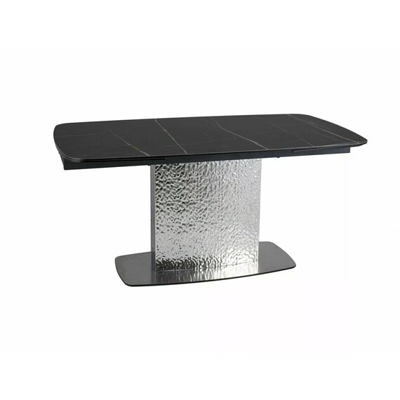 Стол обеденный SIGNAL MONCLER Ceramic Sahara Noir черный 160-240/90