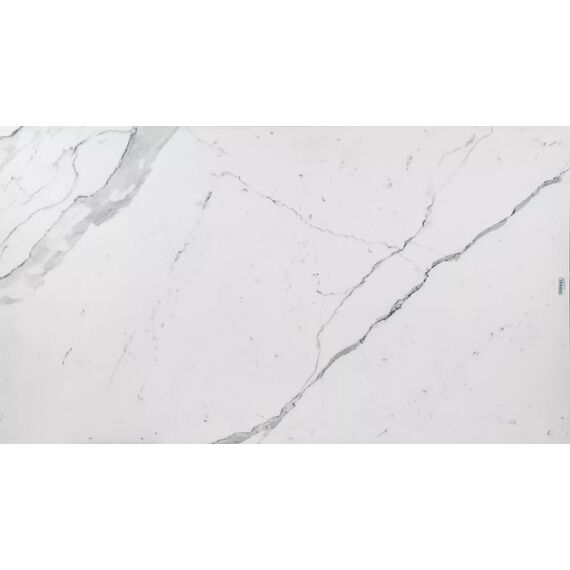 Стол обеденный SIGNAL PETERSON Ceramic Statuario Venato белый/черный мат 160-240/90, изображение 3
