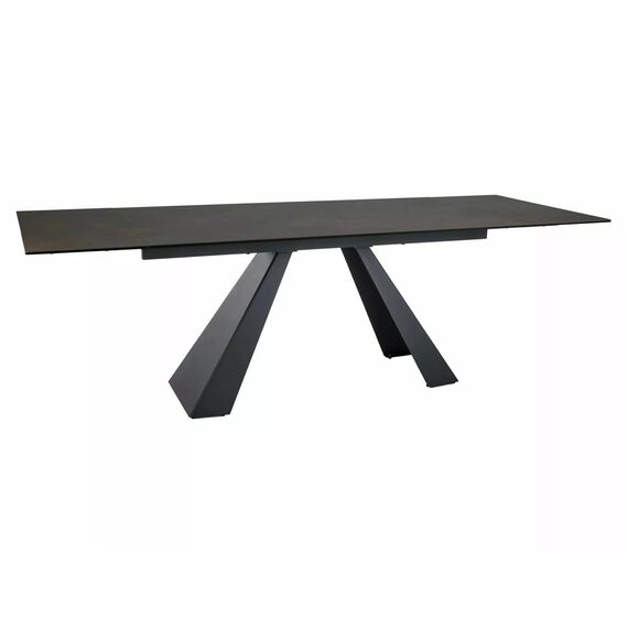 Стол обеденный SIGNAL SALVADORE Ceramic Ossido Bruno коричневый/черный мат 160-240/90, изображение 2