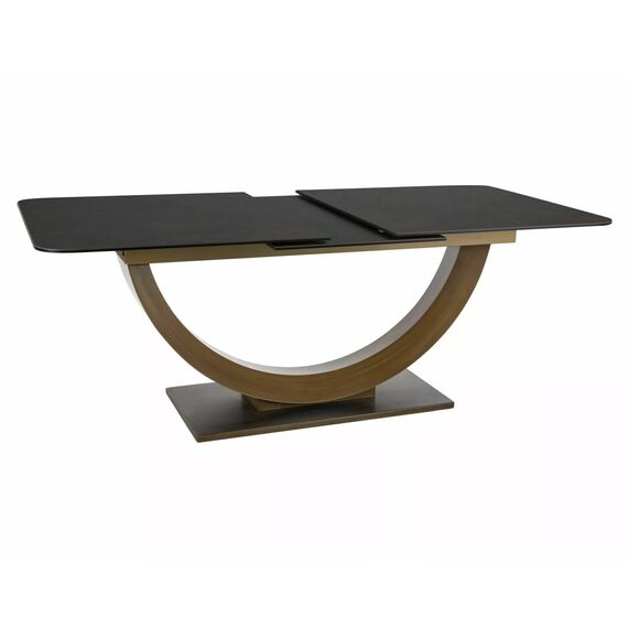 Стол обеденный SIGNAL WILSON Ceramic Ossido Bruno коричневый/античный коричневый 180-240/100, изображение 2