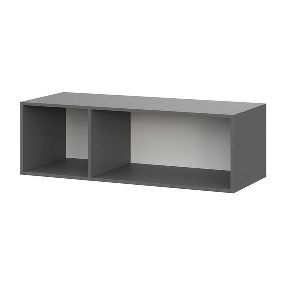 Шкаф NN Мебель ШК 5 (1200) Антресоль Графит серый, изображение 3