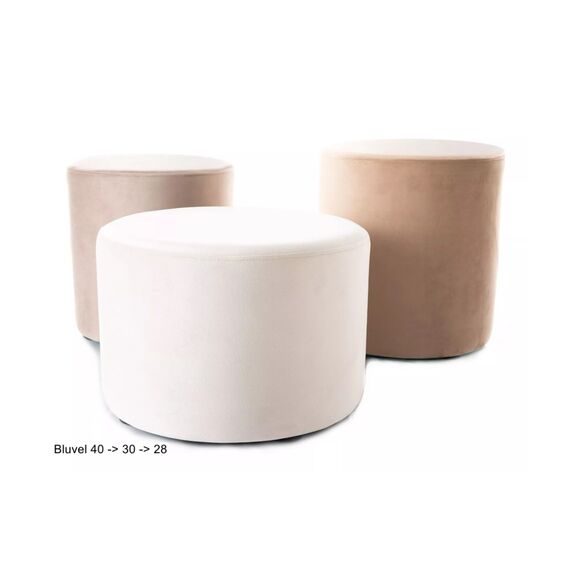 Пуф SIGNAL DOTI B Velvet Bluvel 30 светло-бежевый, изображение 2