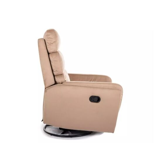 Кресло SIGNAL ARGOS Velvet раскладное, бежевый, изображение 4