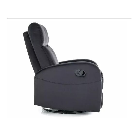 Кресло SIGNAL OLIMP Velvet Bluvel 19 раскладное, черный, изображение 2