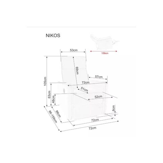 Кресло SIGNAL NIKOS Velvet раскладное, карри, изображение 6