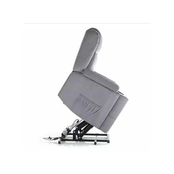Кресло SIGNAL MINOS Velvet Bluvel 14 раскладное, серый, изображение 2