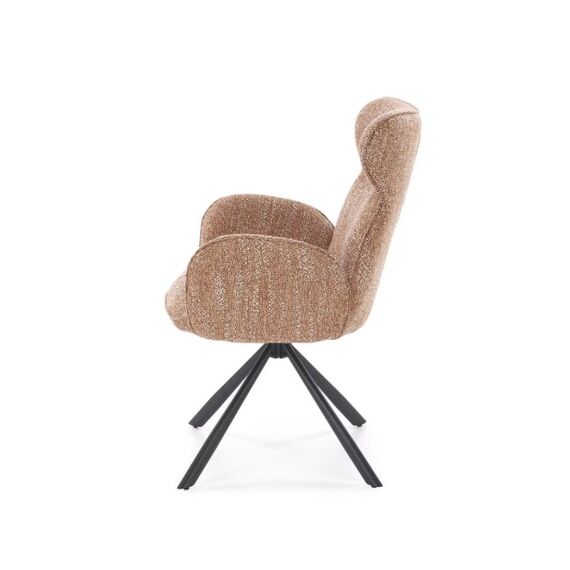 Стул HALMAR K571 корица/черный, поворотный, изображение 5