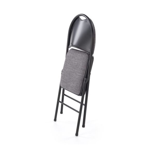 Стул HALMAR K566 черный/серый, складной, изображение 7