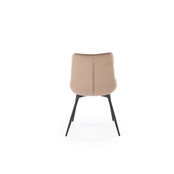 Стул HALMAR K589 бежевый/черный, изображение 6