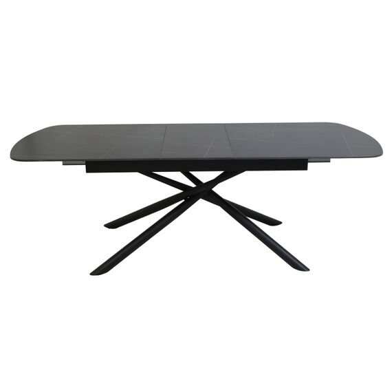 Стол обеденный SIGNAL VECTOR Ceramic черный/черный 160-200/90