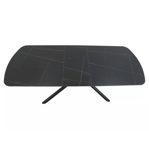 Стол обеденный SIGNAL VECTOR Ceramic черный/черный 180-220/90, изображение 3