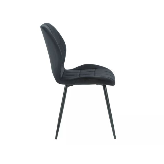 Стул SIGNAL JAKE Velvet Bluvel 19 черный/черный, изображение 3