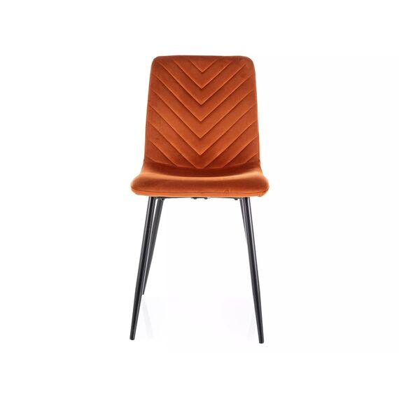 Стул SIGNAL DAREN Velvet Bluvel 4215 корица/черный, изображение 2