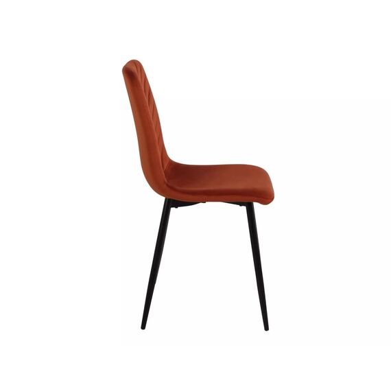Стул SIGNAL DAREN Velvet Bluvel 4215 корица/черный, изображение 3