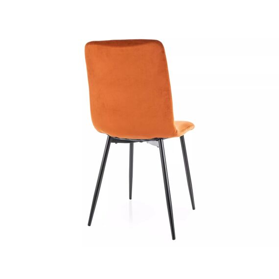 Стул SIGNAL DAREN Velvet Bluvel 4215 корица/черный, изображение 4