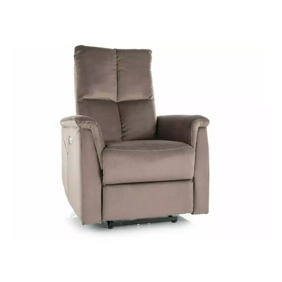 Кресло SIGNAL NEPTUN Velvet Bluvel 38 раскладное, капучино, изображение 6