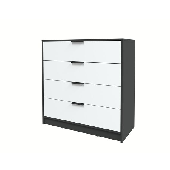 Комод КТ-К100 Концепт (антрацит/белый), изображение 2