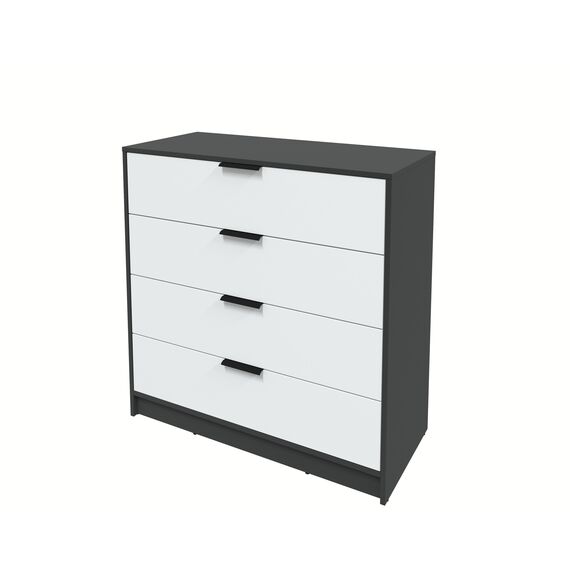 Комод КТ-К100 Концепт (антрацит/белый), изображение 3